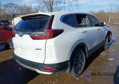 2022 Honda Cr-V Awd Ex z USA, uszkodzony, nr VIN 5J6RW2H55NA011878